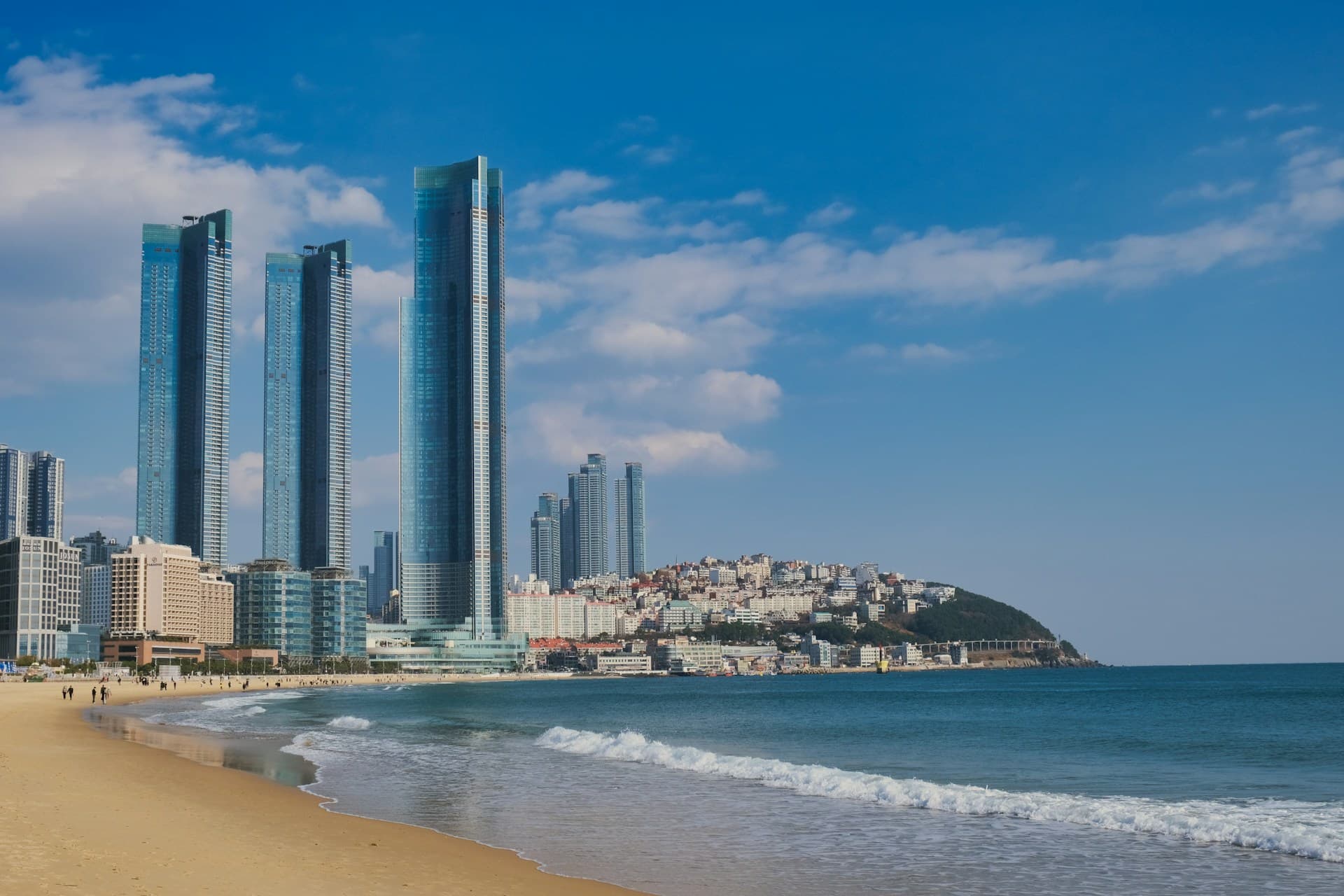 Busan Haeundae beach