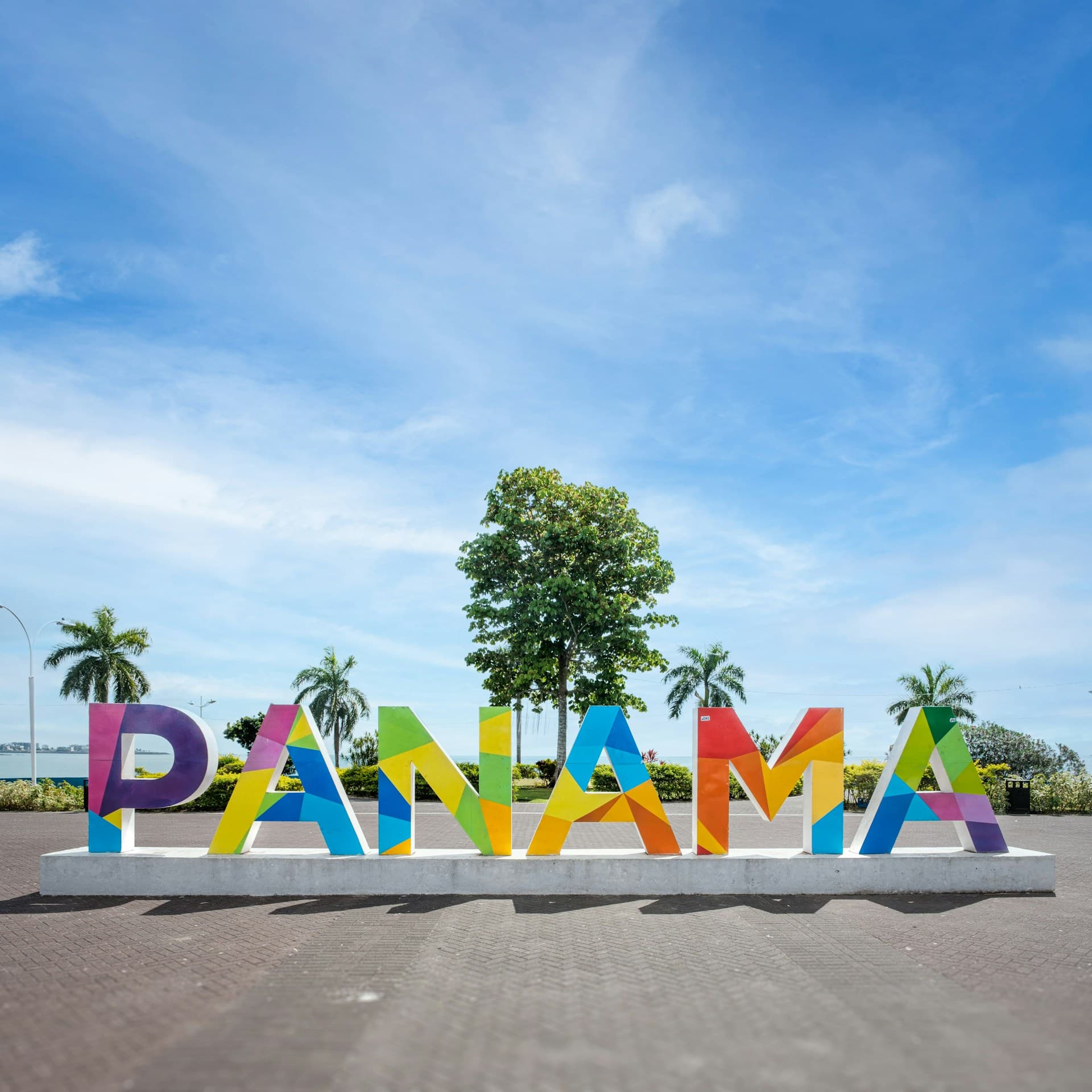 Panama City colorful sign