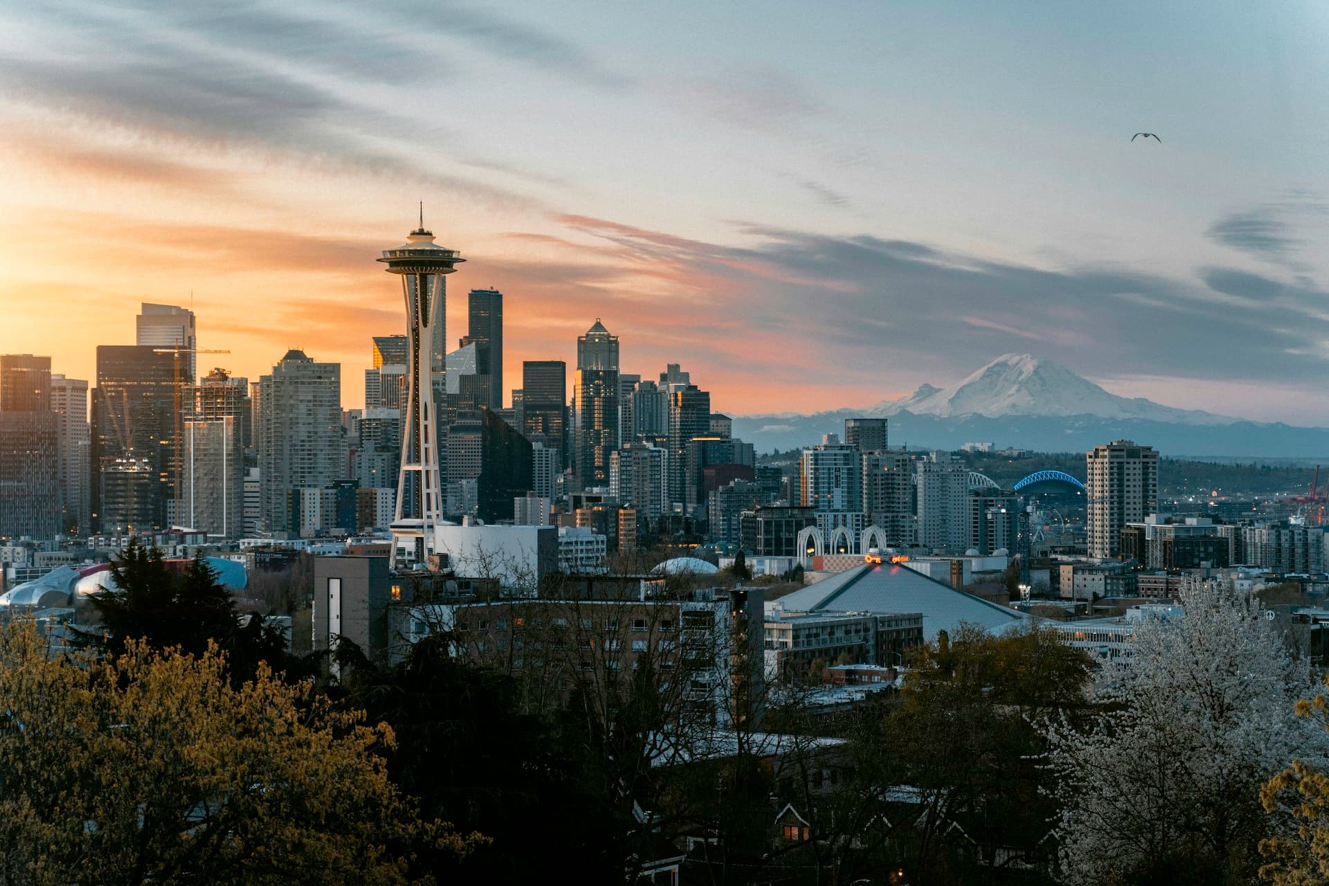 Seattle skyline with Space Needle