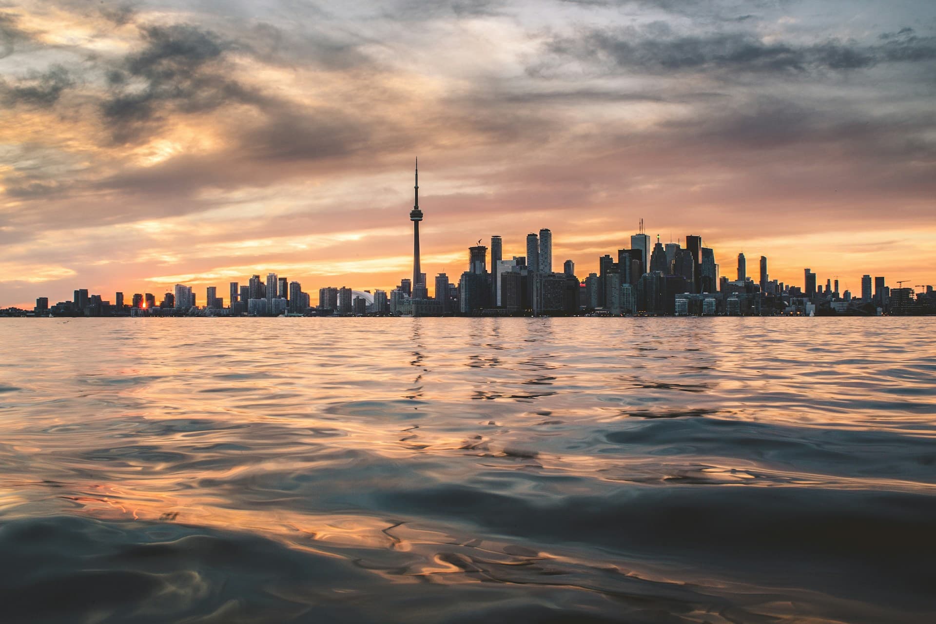 Toronto skyline from waterfront
