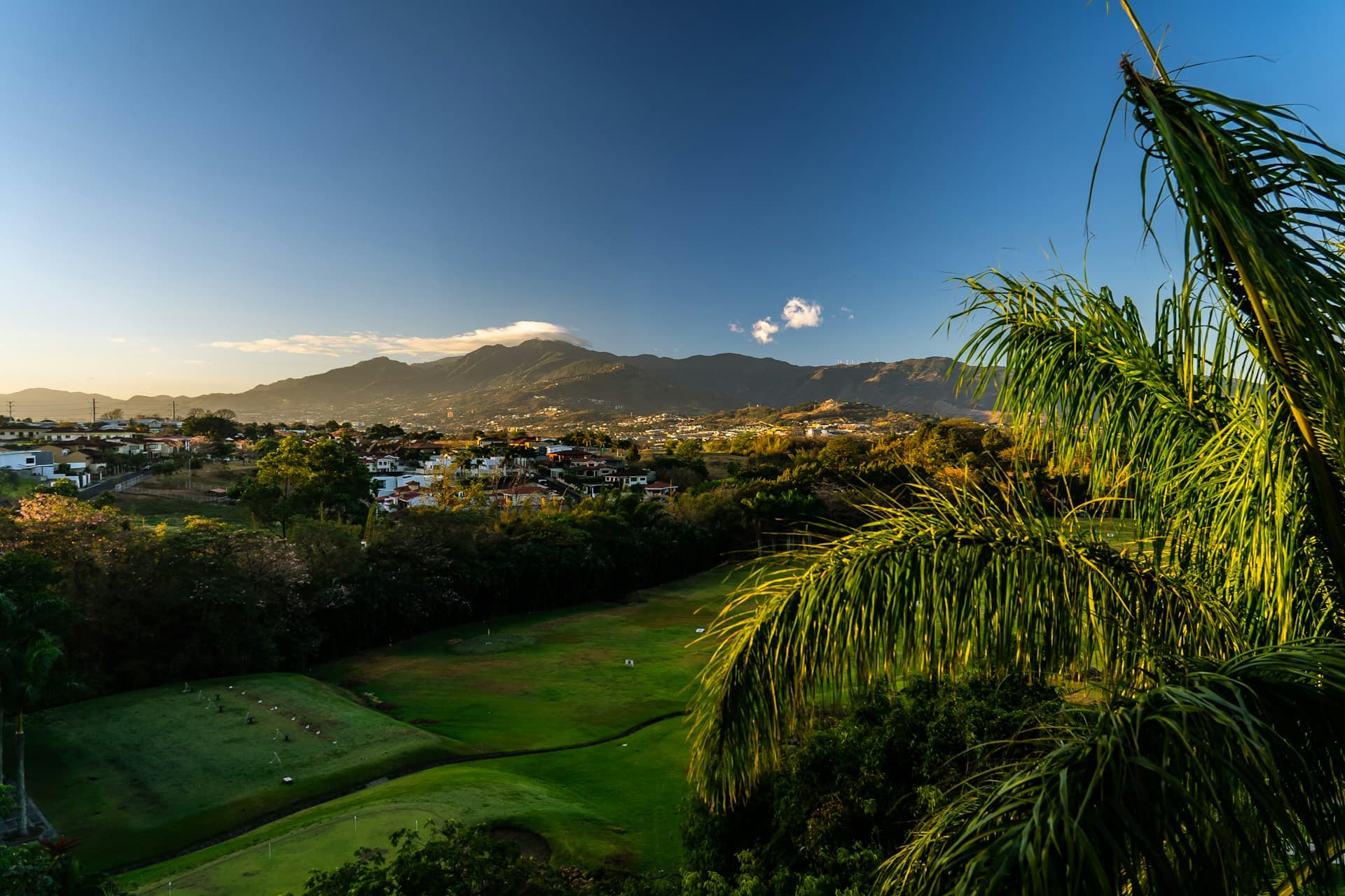 San Jose Costa Rica mountains and valley